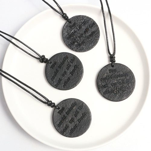 1X Natural Shungite Stone Pendant Necklace Crystal EMF Protection Karelia Russia - Picture 11 of 12