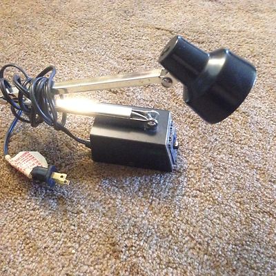 Mad Men Mid Century Table Desk Wall Lamp Low Hi Setting