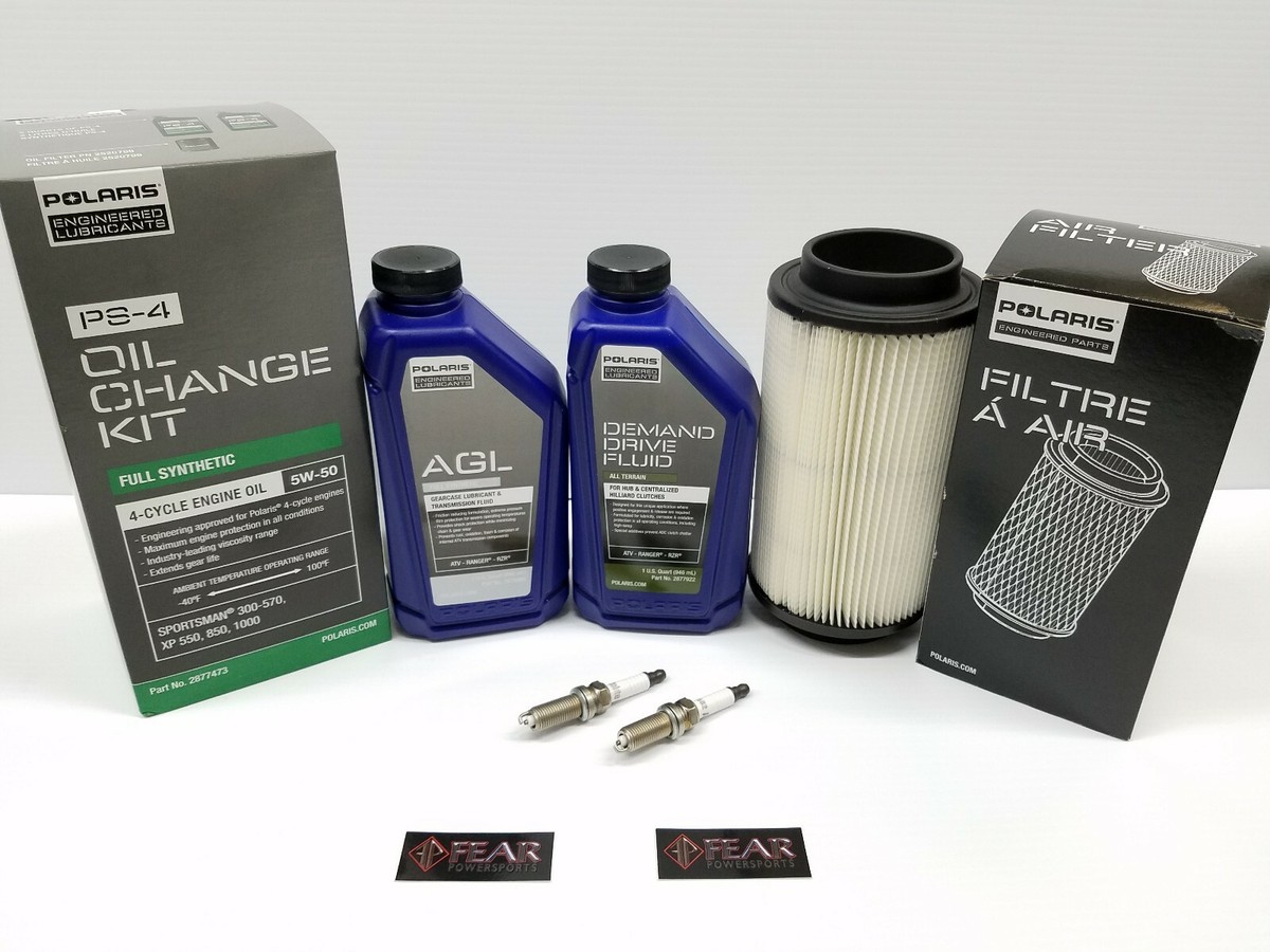 2015–2026 Polaris Sportsman 1000 OEM Service Kit – Oil Change & Air Filter Sleeve