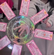 Anime Card Captor Sakura KINOMOTO SAKURA Finger Turntable Party Prop Cosplay New