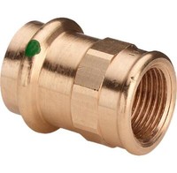 Viega ÜBergangsstüCk Mit Sc Sanpress 2212 In 18Mm X Rp3/4 Siliziumbronze