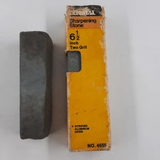 Coastal Natural Whetstone Sharpening Stone # 4655 and Unreadable Antique Lotof 2