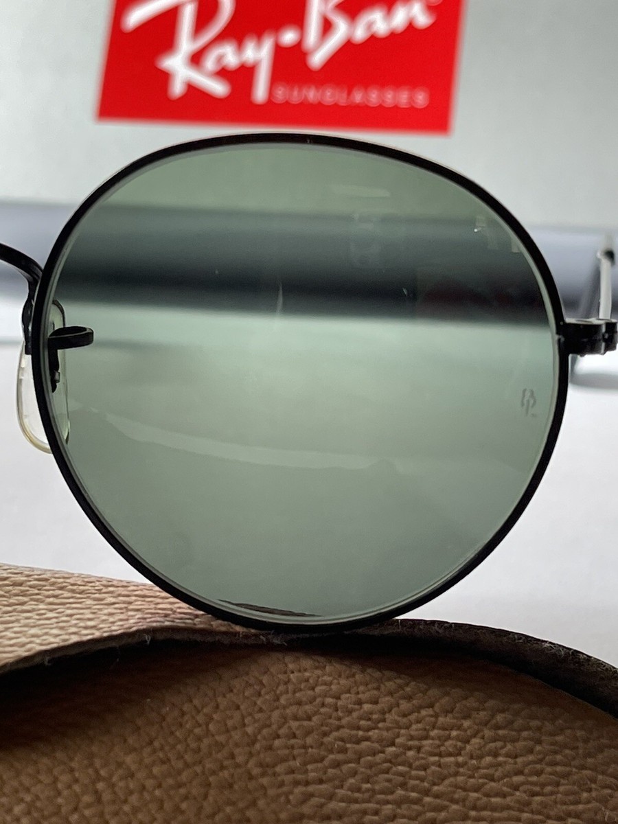 RAY-BAN B&L U.S.A. W0608 VTAS ROUND METAL BLACK CHROME 1990s  display picture 2