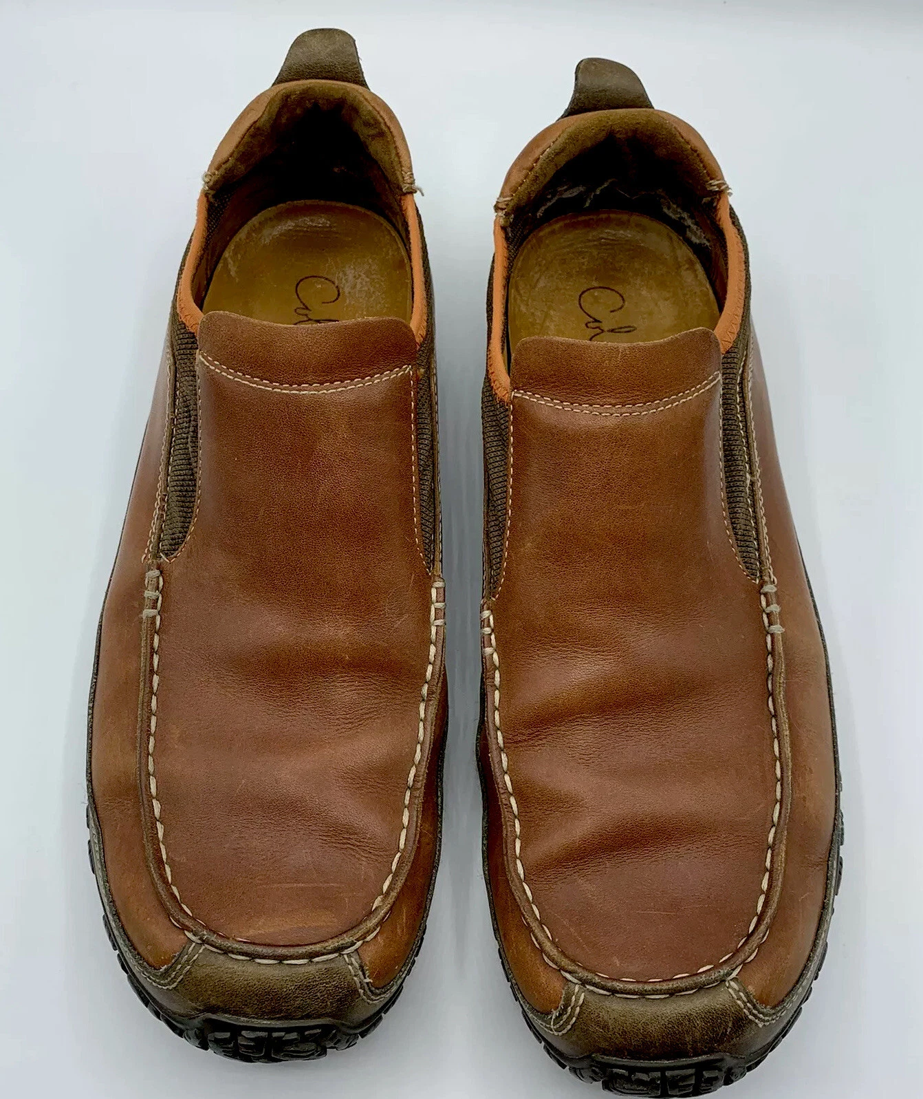 Mocassini Cole Haan NikeAir da uomo 9 5 M in pelle marrone impermeabili da guida