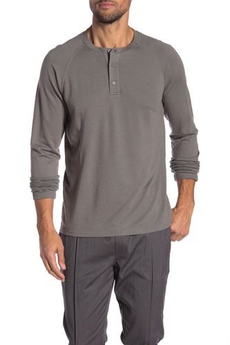 Vince Men's Smoke Grey Raglan Long 