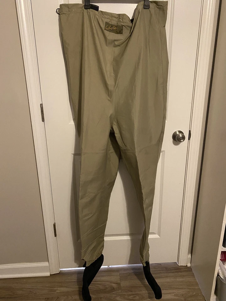 Pantalones con patas de vadeadores de pecho de pesca Cabelas para hombre baberos grandes tirantes Foto 2 de 2