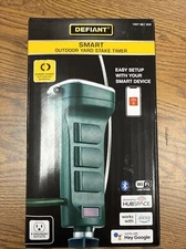 Defiant Smart 6 Outlet Outdoor Yard Stake Timer Hubspace