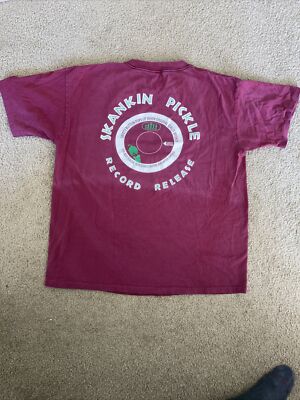 00s SKANKIN' PICKLE バンドTシャツ XL SKA PUNK SKANKIN PICKLE - Vintage 90's SKA Punk Band T-Shirt - XL Dill