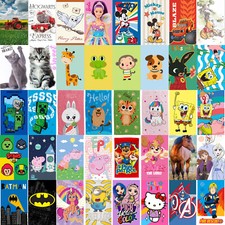 Handtuch Gästetuch 30 x 50 cm Kinder Motiv Peppa Trecker Minecraft Pferd Batman