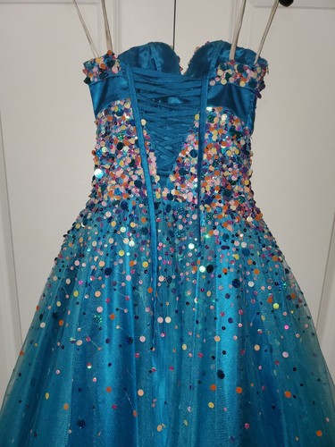 Tiffany Designs Präsentationskleid 16882 Größe 2 Abschlussball Heimkehr Abschlusskleid - Bild 8 von 18