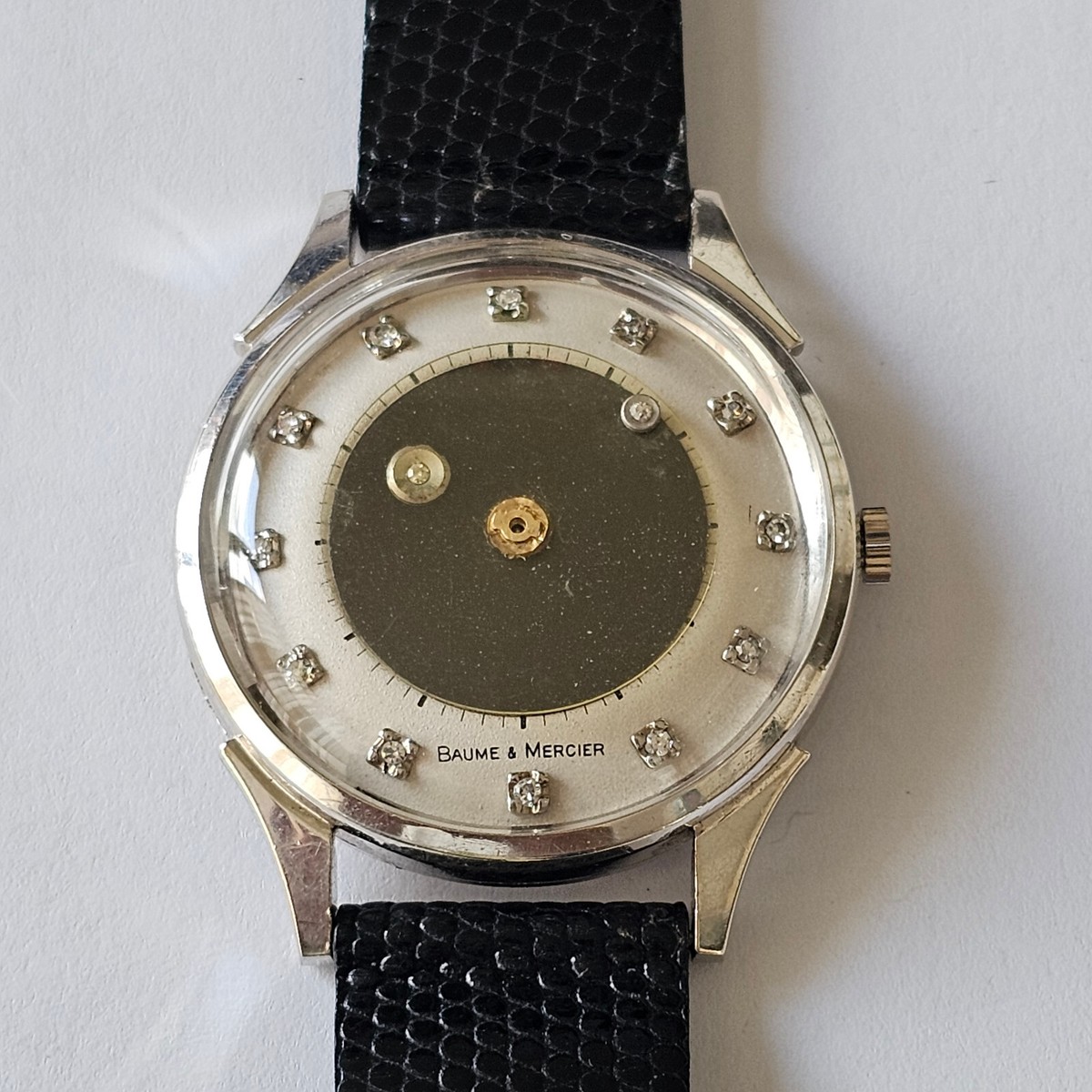 BAUME MERCIER-STATE OF QATAR-ORO BIANCO 14 KT (0,585)-