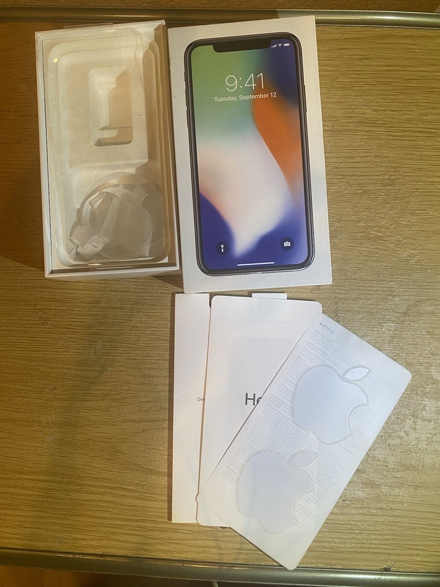 Apple iPhone X Silver 64gb **Box Inserts Only** | eBay Apple iPhone X Silver 64gb **Box Inserts Only** | eBay