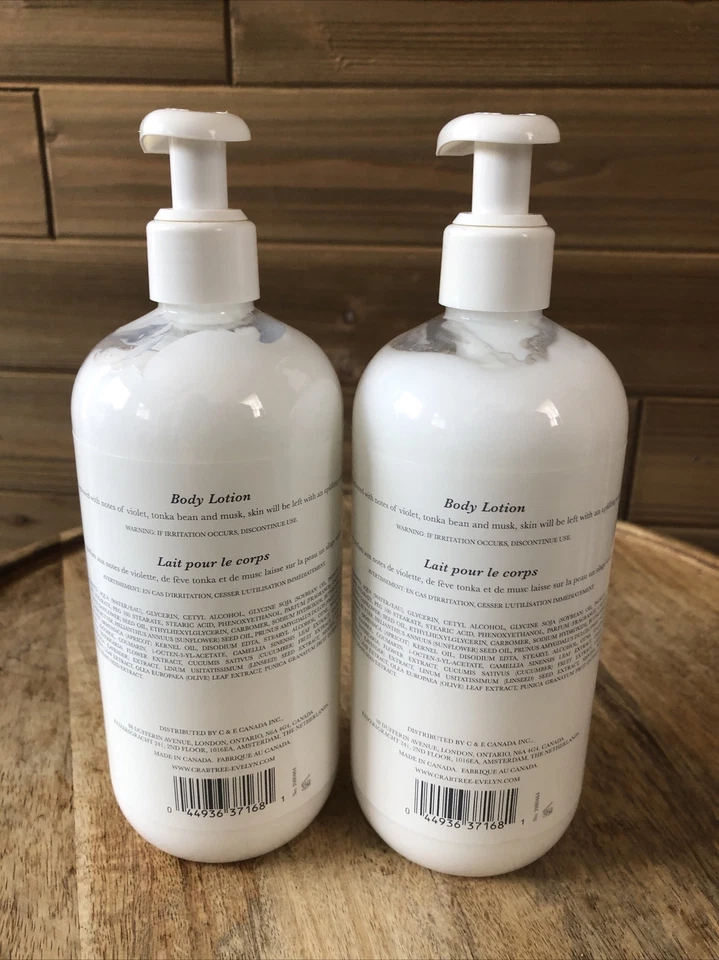 2 件 Crabtree & Evelyn LAVENDER 身体乳液 16.9 盎司,每件带泵优先发货! — 第 3/4 张图片