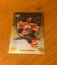 TYLER BENSON 2020-21 Trilogy Level 1 Rookie Premieres /999