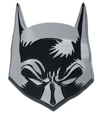 Batman Mask Oval Logo Superhero Dc Comics Chrome Auto Car Emblem Usa Made