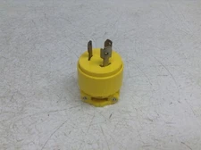 P&S Pass & Seymour 30 A 250 V 2 W 3 P Twist & Pull Plug Yellow