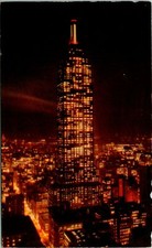 New York City NY Empire State Building Postcard unused 1950s (10211)