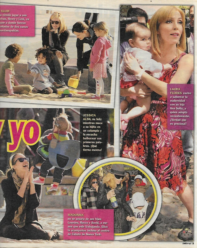 Spanish Tabloid Mira Magazine Miley Cyrus Allisson Lozz Britney Spears 2009 . - Image 3 of 4
