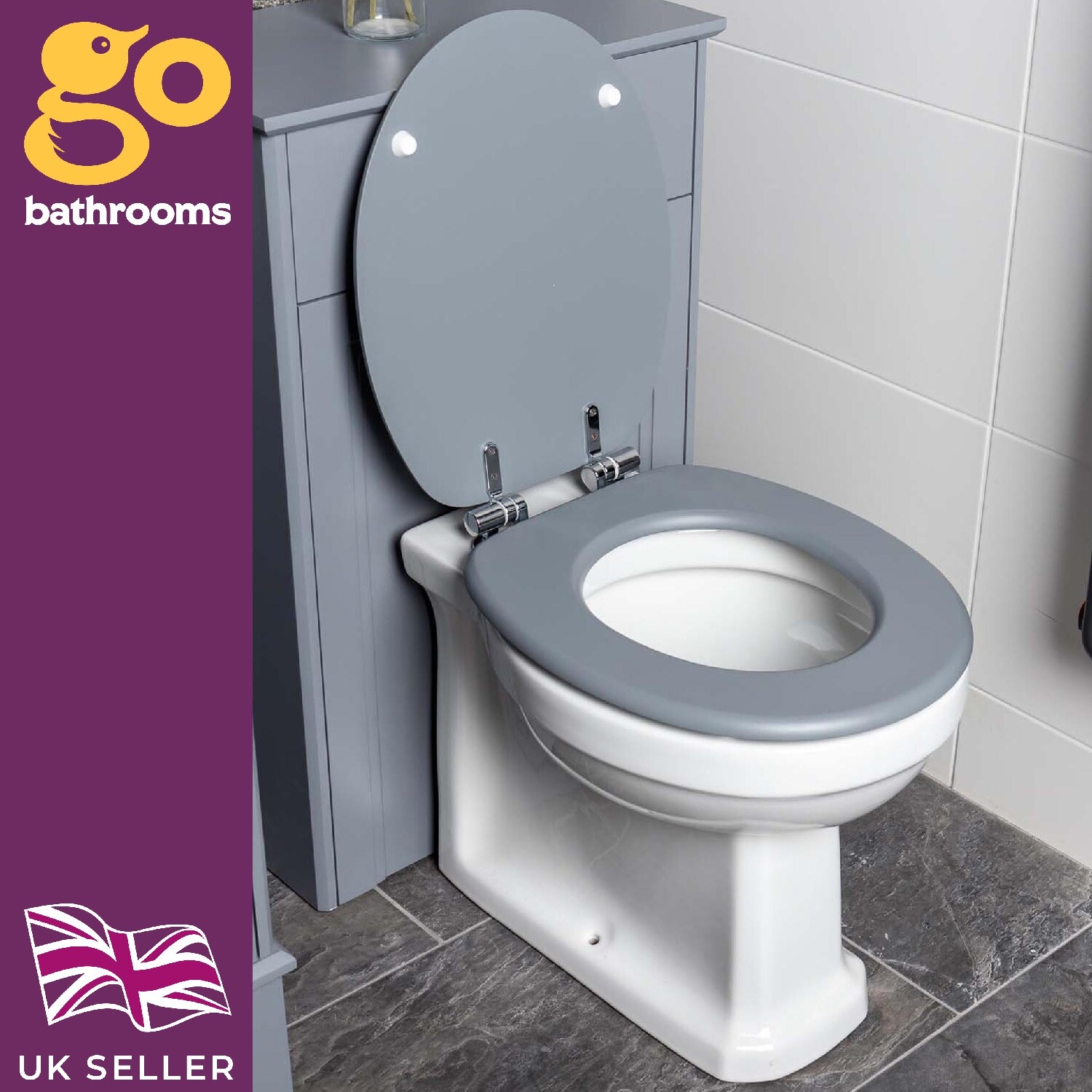 Cambridge Traditional Light Grey Effect Soft Close Universal Wooden