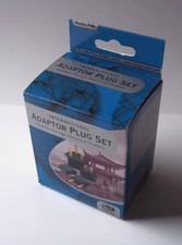 International Adaptor Plug Set. 4 adaptor plugs. New.
