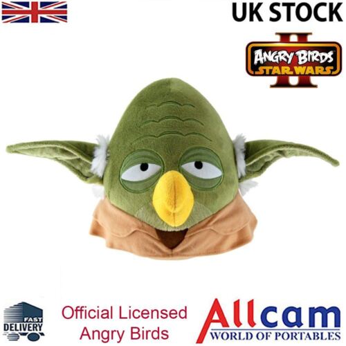 Angry Birds Star Wars II Large 8" Cuddly Toy / Soft Plush Toy - Master Yoda - Afbeelding 1 van 2