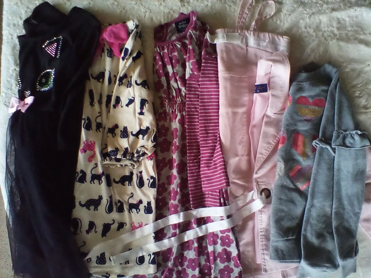 Girls 6 Mini Boden H M dresses sweatshirt warm fall long sleeve winter 6 pc Lot