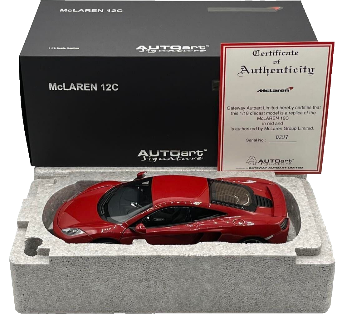 Autoart 1/18 McLaren 12C Red Signature | eBay Autoart 1/18 McLaren 12C Red Signature | eBay
