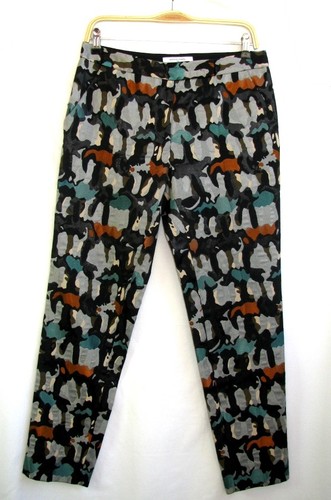 Pantalon Femme GERARD DAREL - Coupe Droite, Motif Multicolore - Taille 38 - Polyester - Neuf Sans Étiquette