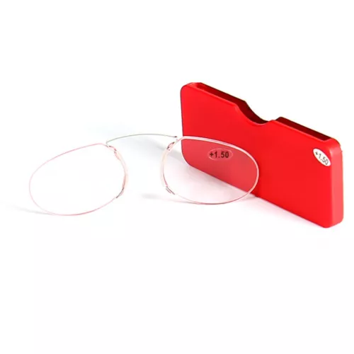 Pince Nez Metal Nose Clip Reading Glasses 1.0 1.5 2.0 2.5 3.0 3.5 Retro Readers - Picture 6 of 9