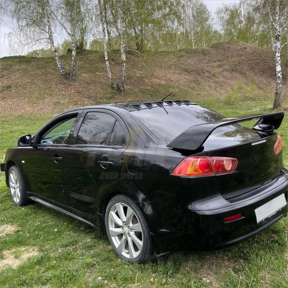 Vortex Generator Spoiler Wing Roof Shark FIN Suit to Mitsubishi Lancer 2008-2016 - image 3 of 4
