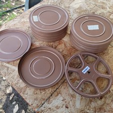 Vintage Super 8 Metal Reel 7 and 5" Metal Case