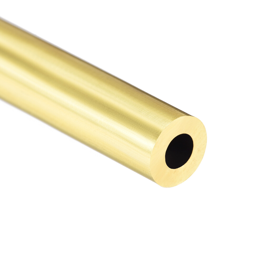 uxcell Brass Round Tube, 300mm Length 7mm OD 1.5mm Wall Thickness