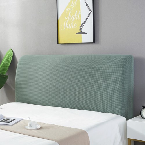 Stretch Velvet Headboard Cover Bed Head Board Slipcover Protector Minimalism - Picture 4 of 16