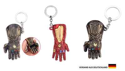 Iron Man Thanos Infinity Gauntlet Hand Handschuhe Schlüsselanhänger Marvel