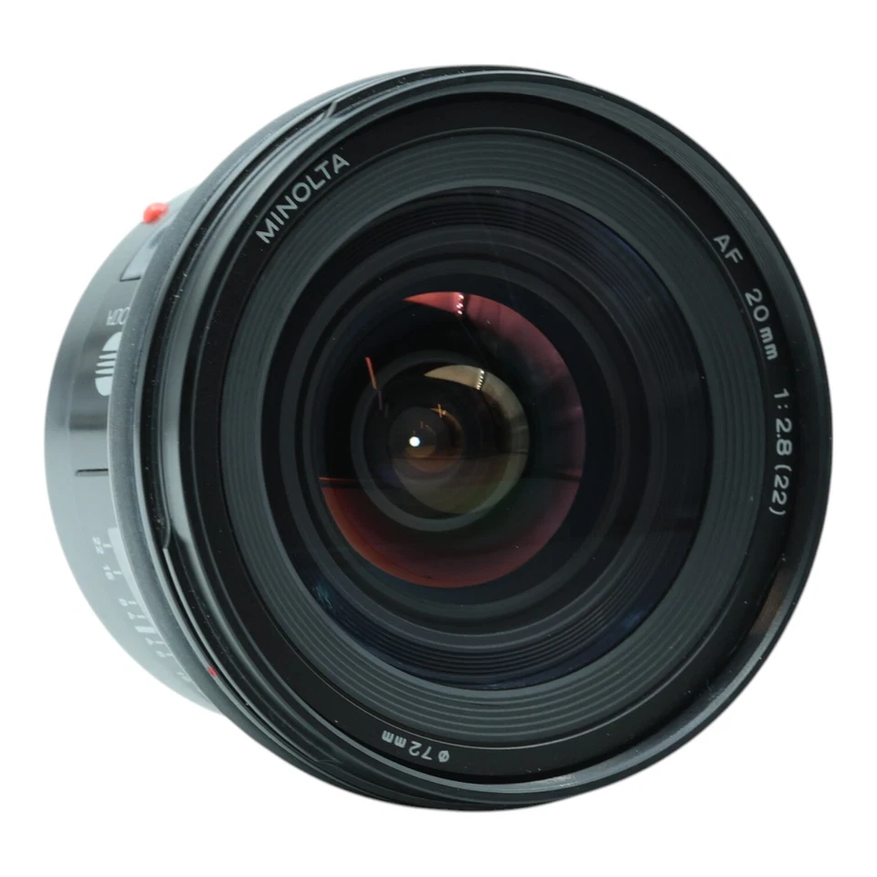 Lens Wide Angle Minolta Af 20mm 20 MM 1:2.8 (22) 2.8 - Dynax sony - Image 2 of 3