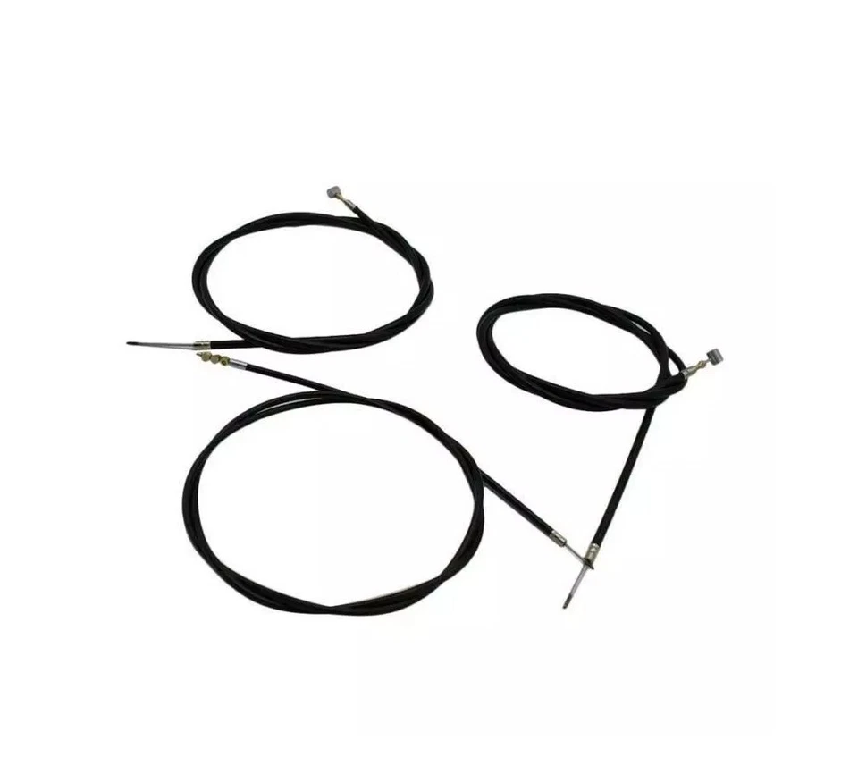 3Pcs/Set Motorcycle Clutch/Brake/Throttle Cable Kit Durable Steel Wire Universal - Image 3 of 4