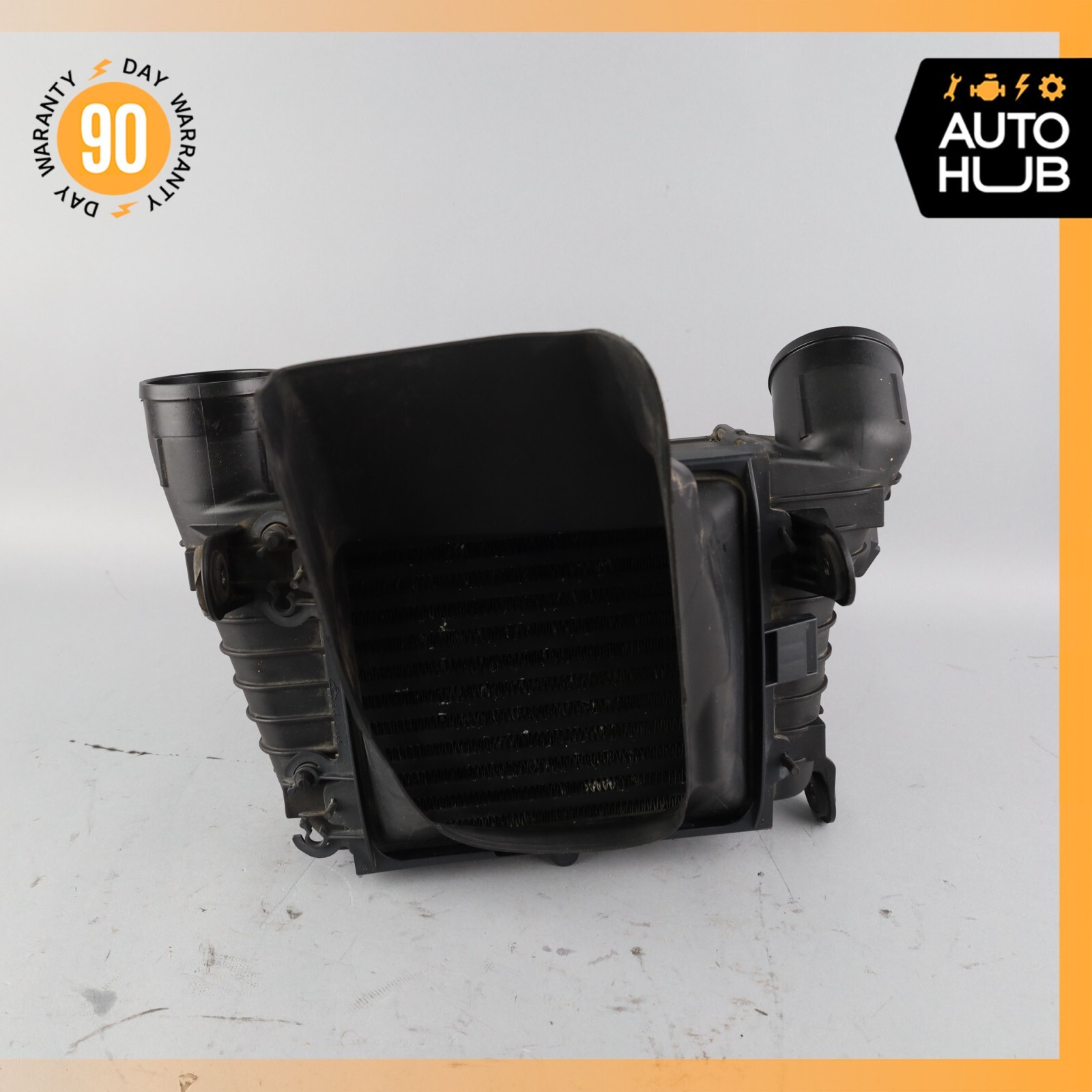 Bentley Continental GT GTC Left SideTurbo Intercooler Radiator w/ Air Duct OEM