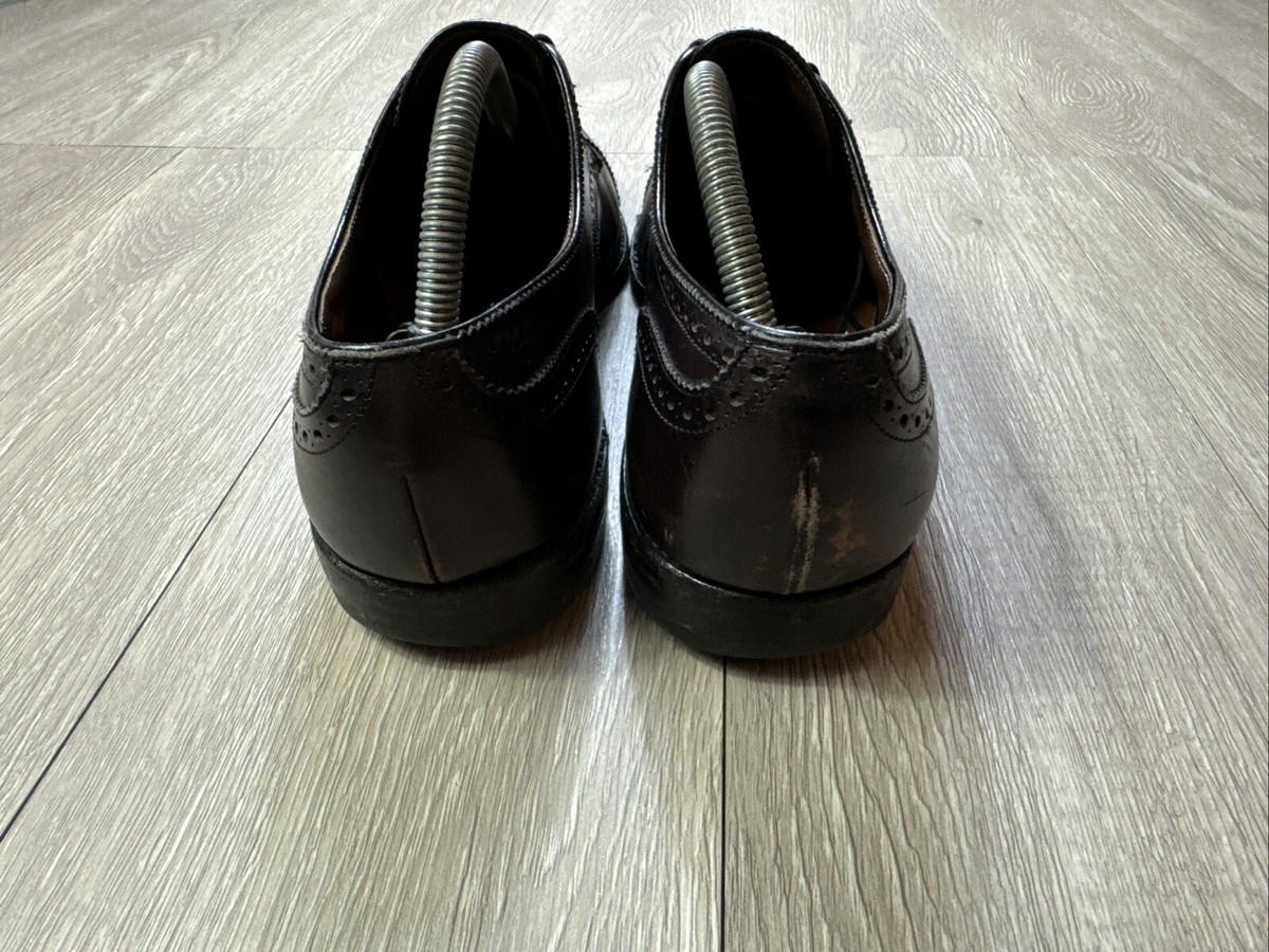 Allen Edmonds Sanford Men\'s Medallion Derby Dress Shoes Size 9.5 B Made in USA Men main image 2