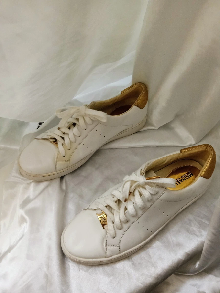 Michael kors leather tennis best sale shoes