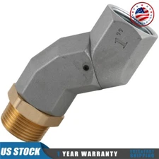 NEW 1 Inch Fuel Hose Swivel 360 Rotating Connector For Fuel Transfer Pump Nozzle