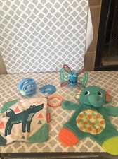 Lot of 5 Teething Toys -Nuby,Bright Starts,etc Lot 2