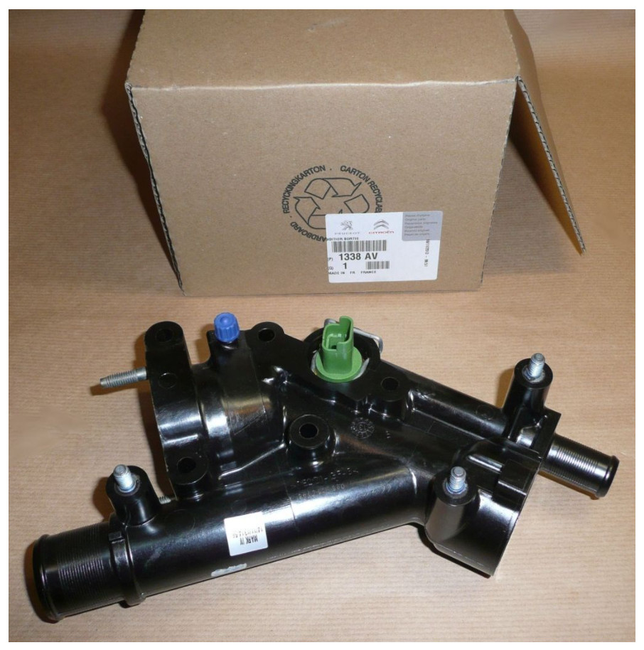 Boîtier thermostat 1338.AV Peugeot 308 résout les fuites de liquide