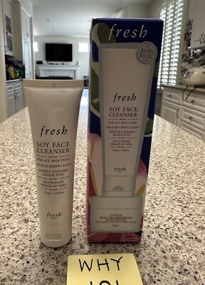 FRESH SOY FACE CLEANSER 1.6oz/50mL FULL SZ  FULL SZ SEALED BOX