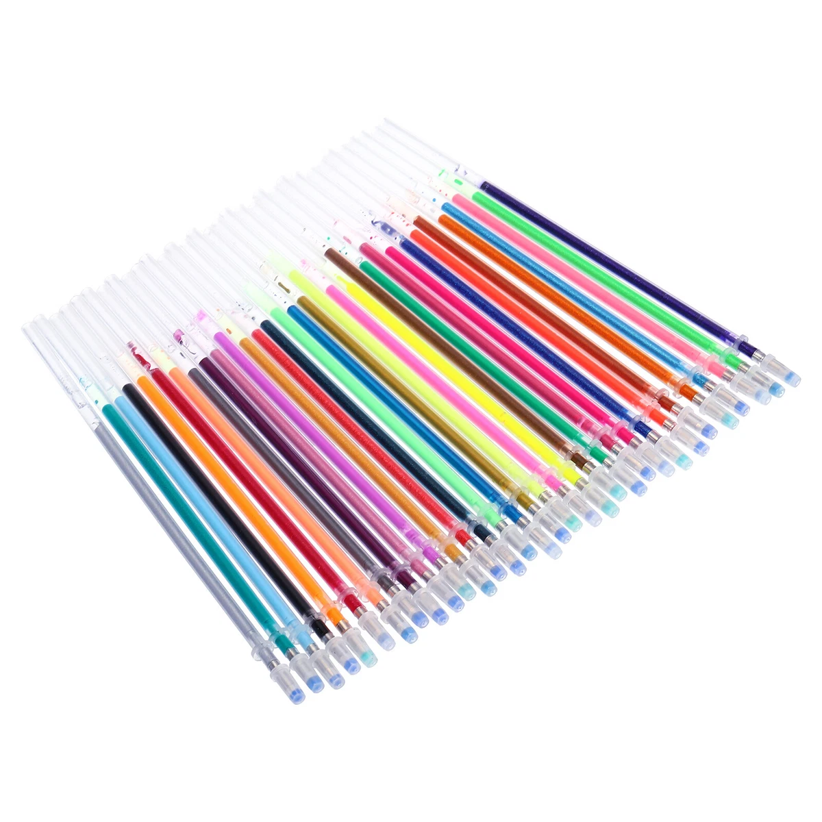 200 Pack Glitter Gel Pens Set, 100 Colors Gel Pens with 100 Refills