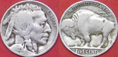 Good 1929P US Buffalo Nickel #2