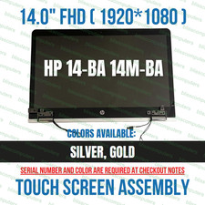 HP Pavilion x360 14m-ba Series 14" HD Touch LCD Screen Complete Assembly