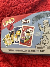 Vintage Uno Simpsons Springfield USA Card Gam...