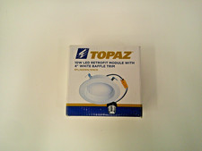 Topaz Rtl433wh10wd 4 Inch 10 Watt Led Recessed Retrofit Downlight 120v 3000k