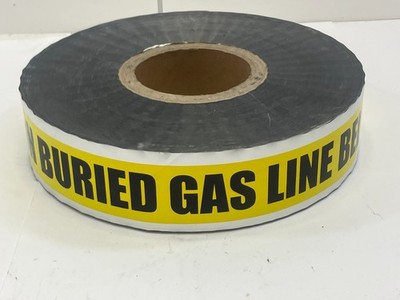 Underground Detectable Tape ~  2'' X ?' ~  Roll Caution Buried Gas Line Below