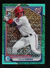 2024 Bowman Chrome Prospects Mega Box Aqua Mojo Refractor /125 Dylan Crews 1f5h